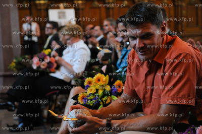 Gdansk. Dwor Artusa. Uroczystosc 65 lecia Radia Gdansk...