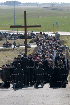 Tradycyjnie w Wielki Piatek na Gorze Jana Pawla II...