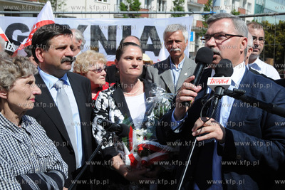 Po mszy w intencji ojczyzny z kosciola OO Redemptorystow...