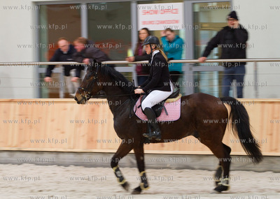 Pierwsze Zawody Ogolnopolskie w nowej hali Hipodromu...