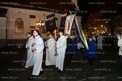 Gdynia. Sanktuarium Miłosierdzia Bożego.  Msza Święta...