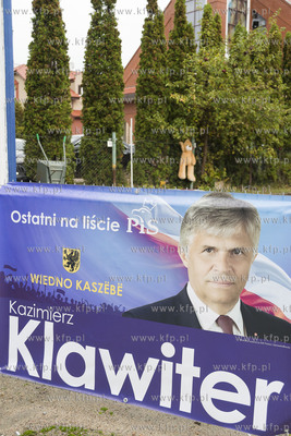 Gdynia Karwiny. Plakat wyborczy. 13.10.2019 Fot....
