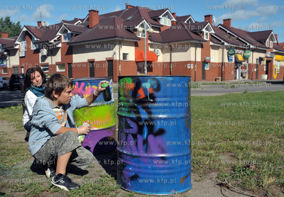 Gdansk Brzezno. Akcja Europejskiego Centrum Solidarnosci...