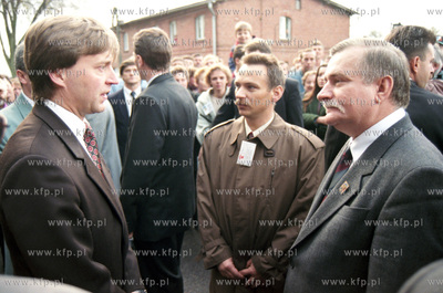 Wizyta prezydenta Lecha Walesy w Dziemianach na Kaszubach...