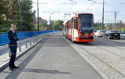 Gdansk. Otwarcie Mostu Siennickiego dla ruchu samochodowego....