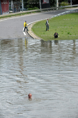 Gdańsk Wrzeszcz  po intensywnych opadach deszczu....