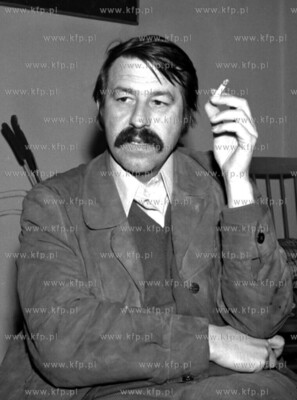 Gunter Grass 04.72 fot. Zbigniew Kosycarz /arch. KFP...