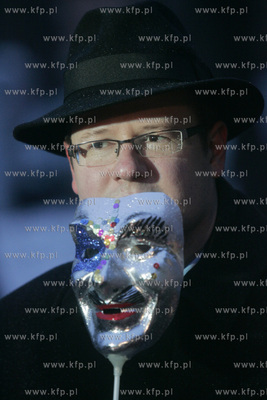 Gdansk. Urodziny Jana Heweliusza. Nz Pawel Adamowicz,...