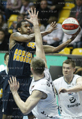 Gdynia. Polska Liga Koszykowki. Drugi mecz cwiercfinalowy...