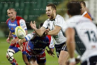 Ekstraliga rugby. Mecz Lechia Gdansk - Budowlani Lodz....
