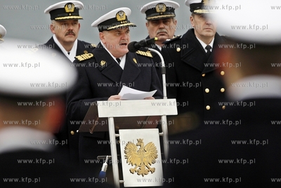 Gdynia Oksywie. Port Wojenny. Uroczystosc objecia przez...
