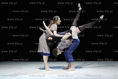 Scena Malarnia w Teatrze Wybrzeze w Gdansku. Proba...