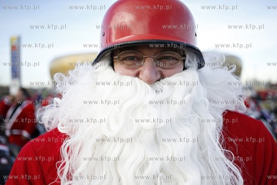 Gdansk. XIII edycja parady Mikolaje na Motocyklach....