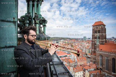 Z okazji Dnia Europy z Ratusza Głównego Miasta zabrzmiała...