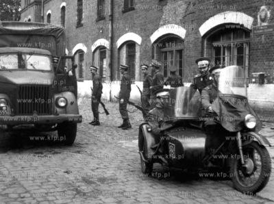 Patrol Wojskowej Sluzby Wewnetrznej. 1962 Fot. Zbigniew...