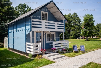 Wakacje w Łebie. Nz. Ośrodek wypoczynkowy Siesta...
