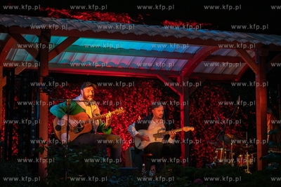 Gdańsk Wrzeszcz, ogród Villa Eva. Koncert zespołu...