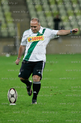 Gdansk. PGE Arena. Mecz ekstraklasy rugby. Derby trojmiasta...