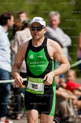 Zawody Herbalife Triathlon Gdynia 2013.
Nz aktor Borys...