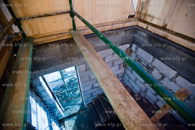 Skarszewy. Proba zbudowania drewnianego kosciola w...