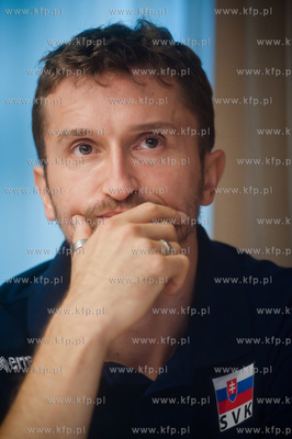 Gdansk. Hotel Mercure. Konferencja prasowa poprzedzajaca...