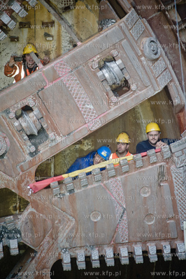 Gdansk. Powstajacy Wezel Marynaki Polskiej. Uroczystosc...