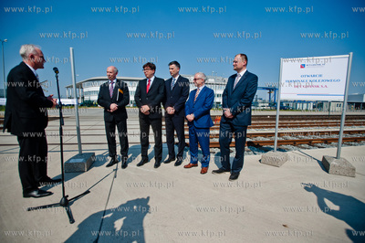 Gdansk. Terminal kontenerowy DCT. Wizyta komisarza...