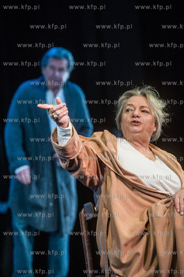 Gdansk. Teatr Szekspirowski. Proba medialna spektaklu...