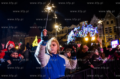 Gdansk. Targ Weglowy. 23 Final Wielkiej Orkiestry Swiatecznej...