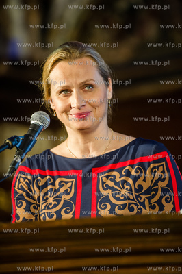 Gdansk. Dwor Artusa. Gala wreczenia nagrod dla zeglarzy...