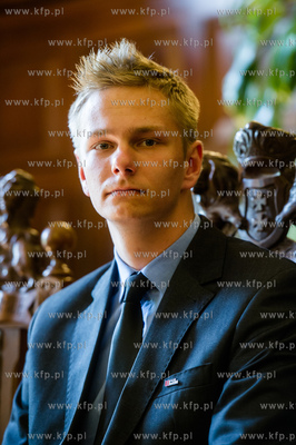 Gdansk. Nowy Ratusz. Uroczystosc wreczenia nagrod w...