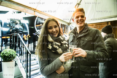 Gdańsk. Targ Węglowy. Zakręcone Walentynki z Kołem...