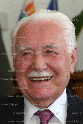 Konferencja prasowa Ryszarda Kaczorowskiego (ostatniego...