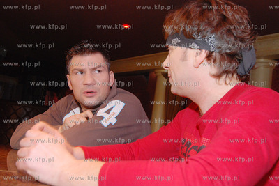 Rumia. W hotelu Faltom Dariusz Michalczewski kreci...