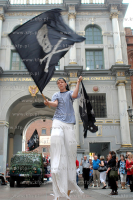 Baltic Sail 2008. Parada zeglarzy ulica Dluga w Gdansku.
11.07.2008
Fot....