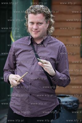 Sopot Molo Jazz Festival. Nz. Michal Szczeblewski perkusista...