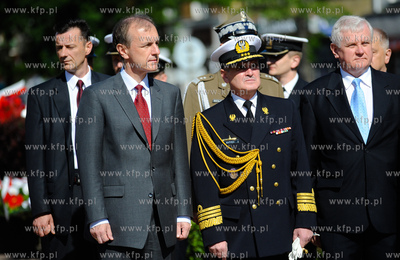 Gdynia. Swieto Marynarki Wojennej. Uroczystosc zmiany...