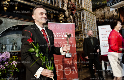 Gdansk. Dwor Artusa. Wreczenie nagrod w plebiscycie...