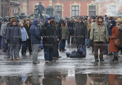 Plan zdjeciowy filmu Walesa w rezyserii Andrzeja Wajdy...