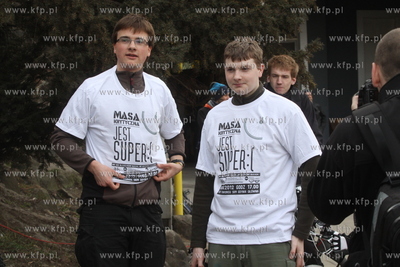 Masa Krytyczna w Gdyni. Glownym zadaniem akcji bylo...