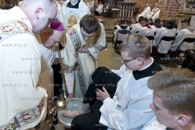 Msza Wieczerzy Panskiej w katedrze pelplinskiej sprawowana...