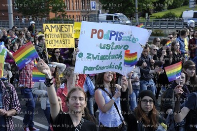 Gdansk I Trojmiejski Marsz Rownosci organizowany przez...