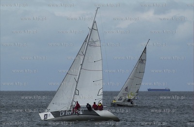 Sopot. Zatoka Gdanska k. Molo. Energa Sopot Match Race...