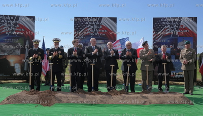 Redzikowo. Uroczyste rozpoczęcie budowy bazy pocisków...