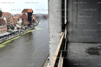 Uroczystosc zawieszenia wiechy na budowanym kompleksie...