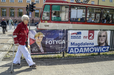 Reklamy wyborcze kandydatów do Parlamentu Europejskiego...