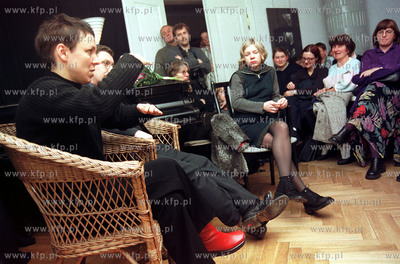 Olga Tokarczuk - pisarka, psycholog - na spotkaniu...