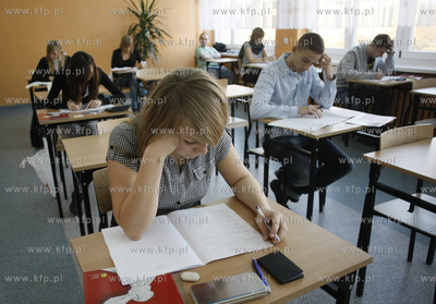 Gdansk. Liceum Ogolnoksztalcace nr. XV. Matura probna...
