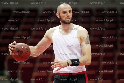 Sopot. Ergo Arena. Trening koszykarskiej druzyny narodowej...