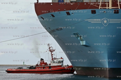 Najwiekszy kontenerowiec swiata Maersk Mc-Kinney Moller...